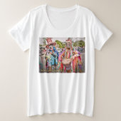 Masqueraders Grote Maat T-shirt (Design voorkant)