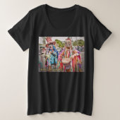 Masqueraders Grote Maat T-shirt (Design voorkant)