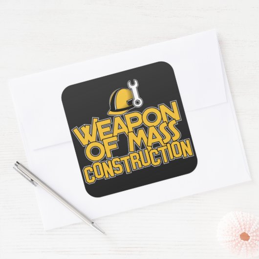 Mass Construction aangepaste stickers (Envelop)