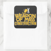 Mass Construction aangepaste stickers (Tas)