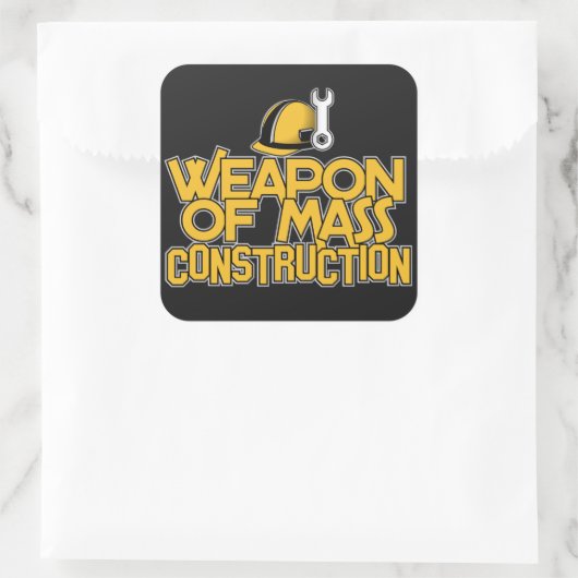 Mass Construction aangepaste stickers (Tas)