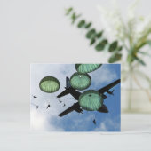 Mass Jump Mission, Parachutes, VS Army Briefkaart (Staand voorkant)