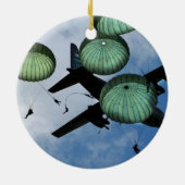 Mass Jump Mission, Parachutes, VS Army Keramisch Ornament (Achterkant)