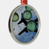 Mass Jump Mission, Parachutes, VS Army Metalen Ornament (Rechts)