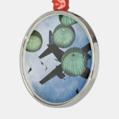 Mass Jump Mission, Parachutes, VS Army Metalen Ornament (Links)