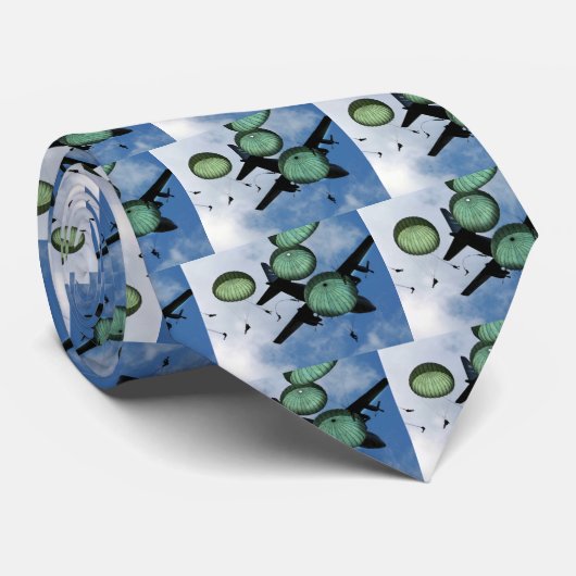 Mass Jump Mission, Parachutes, VS Army Stropdas (Opgerold)