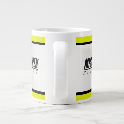 MASS Racing Jumbo Mug Grote Koffiekop (Achterkant)