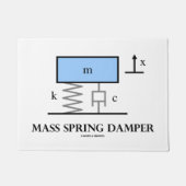 Mass Spring Damper Physics Diagram Deurmat (Voorkant)