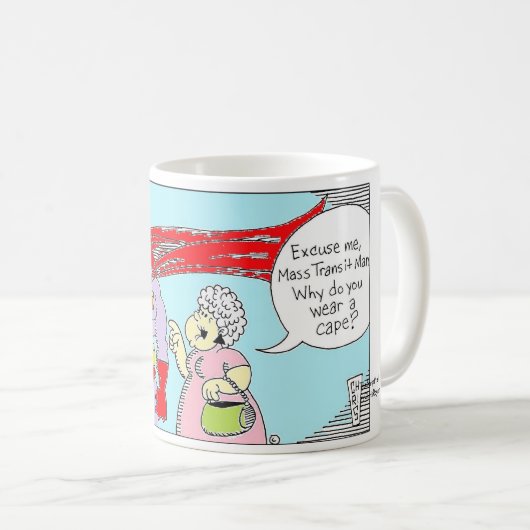 MASS TRANSIT MAN, TheStripMallbyChrisRogers Koffiemok (Voorkant rechts)