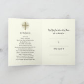 Massa aanbieden Florale goddelijke lof Eucharistie Kaart (Binnen)