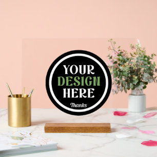 Massa aangepaste logo bedrijf werknemer waardering acryl bord