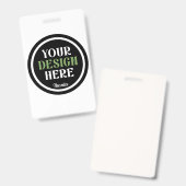 Massa aangepaste logo bedrijf werknemer waardering badge (Voor- en achterkant)