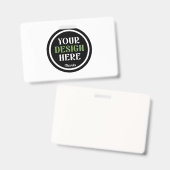 Massa aangepaste logo bedrijf werknemer waardering badge (Voor- en achterkant)