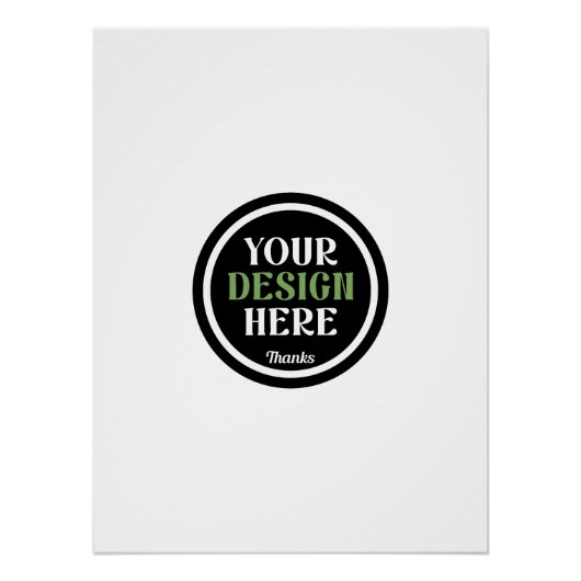 Massa aangepaste logo bedrijf werknemer waardering perfect poster (Voorkant)