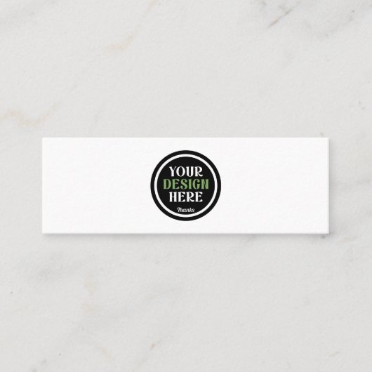 Massa aangepaste logo bedrijfsbeoordeling voor wer mini visitekaartje (Voorkant)