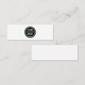 Massa aangepaste logo bedrijfsbeoordeling voor wer mini visitekaartje (Voorkant / Achterkant)