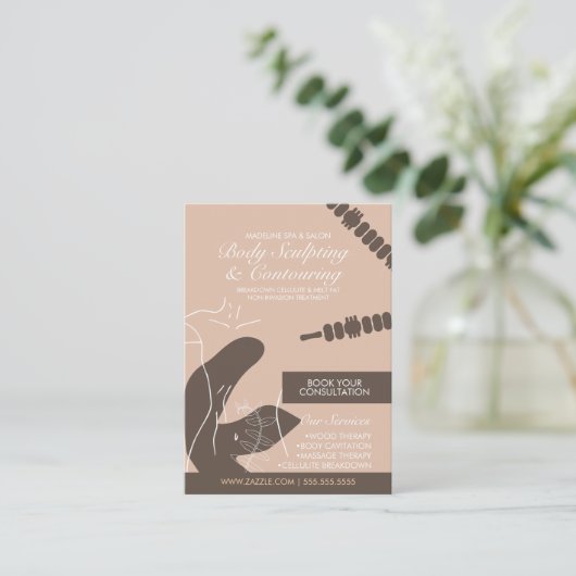 Massa B van de gemiddelde lichaams- Contourlichaam Visitekaartje (Staand voorkant)