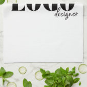 Massa bedrijfsmatig aangepaste logo bedrijfs geper theedoek (Gevouwen)