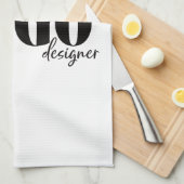 Massa bedrijfsmatig aangepaste logo bedrijfs geper theedoek (Quarter Fold)
