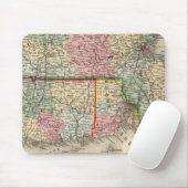 Massa, Conn, RI Map door Mitchell Muismat (Met muis)