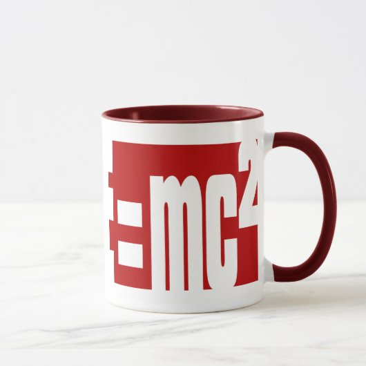 Massa-energie-equivalentie Mok (Rechts)