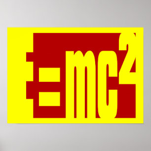 Massa-energie-equivalentie Poster