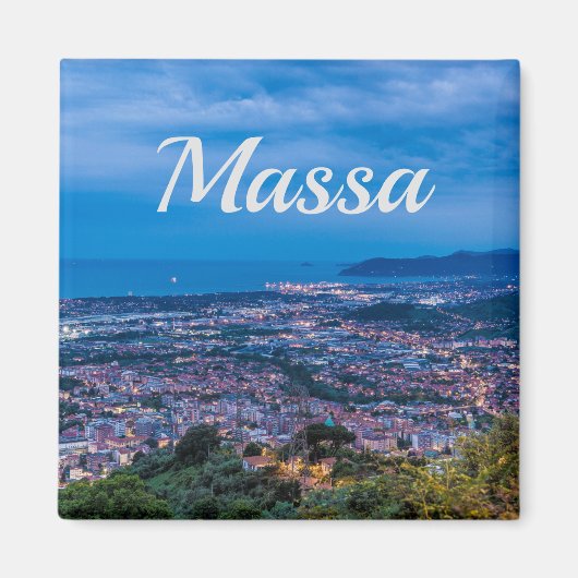 Massa Italy Massa-Carrara Toskana Panorama Magneet (Voorkant)