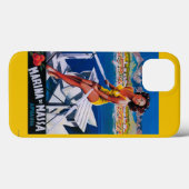 Massa Marina Travel Poster Case-Mate iPhone Case (Achterkant (horizontaal))
