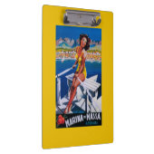 Massa Marina Travel Poster Klembord (Rechts)