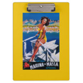 Massa Marina Travel Poster Klembord (Voorkant)