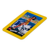 Massa Marina Travel Poster Magneet (Linkerzijde)