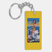 Massa Marina Travel Poster Sleutelhanger (Voorkant Links)