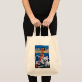Massa Marina Travel Poster Tote Bag (Voorkant (product))