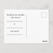 Massa Massa Massa Massa Massa Maagd Maria Jesus Briefkaart (Achterkant)