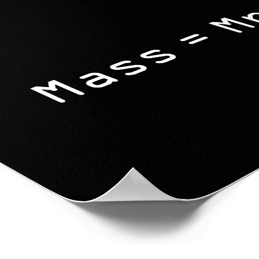 Massa =Mr x Mole Poster (Hoek)