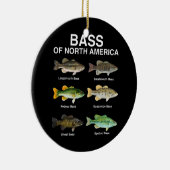 Massa Noord-Amerika Love Vist Keramisch Ornament (Rechts)