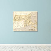 Massa, Rhode Island Canvas Afdruk (Insitu (Houten vloer))
