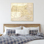 Massa, Rhode Island Canvas Afdruk (Insitu (Slaapkamer))