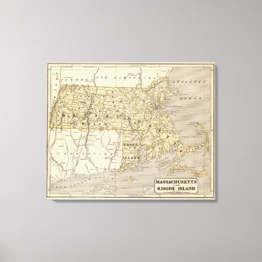 Massa, Rhode Island Canvas Afdruk (Voorkant)