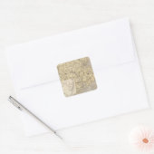 Massa, Rhode Island Vierkante Sticker (Envelop)