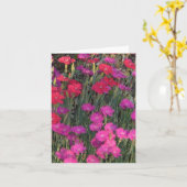 MASSA ROZE EN RODE BLOEMEN KAART (Gele Bloem)