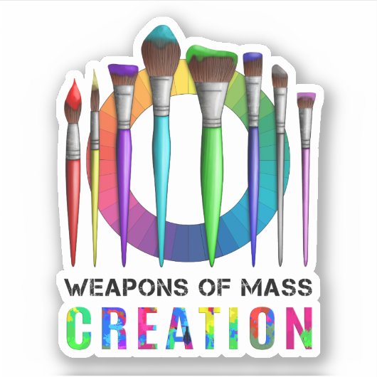 Massa scheppende grappige schilder sticker (Voorkant)