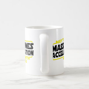 Massa Times Acceleration Koffiemok