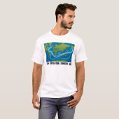 Massa-transportband voor de oceaan (Wereldkaart) T-shirt (Voorkant volledig)