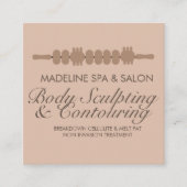 Massa van het gemiddelde lichaam dat de bloeddruk vierkante visitekaartje (Voorkant)