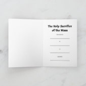 Massa van St Gregory de Grote Durer, Kaart van de (Binnen)