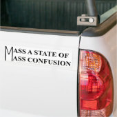Massa Verwarring Bumpersticker (Op Truck)
