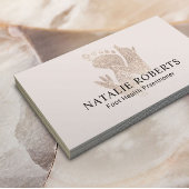 Massa vocht Therapist Podiatrist Modern Beige Spa Visitekaartje