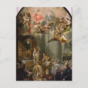 Massa voor de Orde van Trinitariërs, 1666 Briefkaart