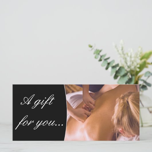 Massacadeaubon voor spa (Staand voorkant)